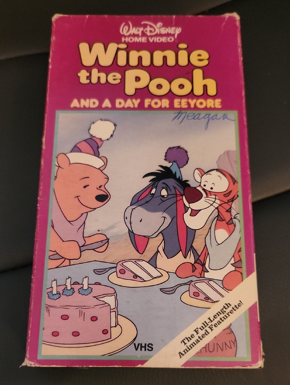 Disney Winnie the Pooh VHS - Pink Purple Cover